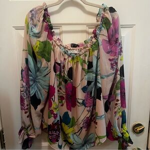 Trina Turk L Floral Women's Sophia Top